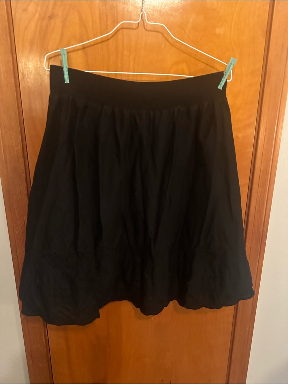 Lane Bryant Black Circle Skater Skirt